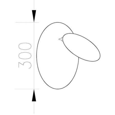 Lampa ścienna PILLS biała 30cm - ST-8371 L - Step Into Design